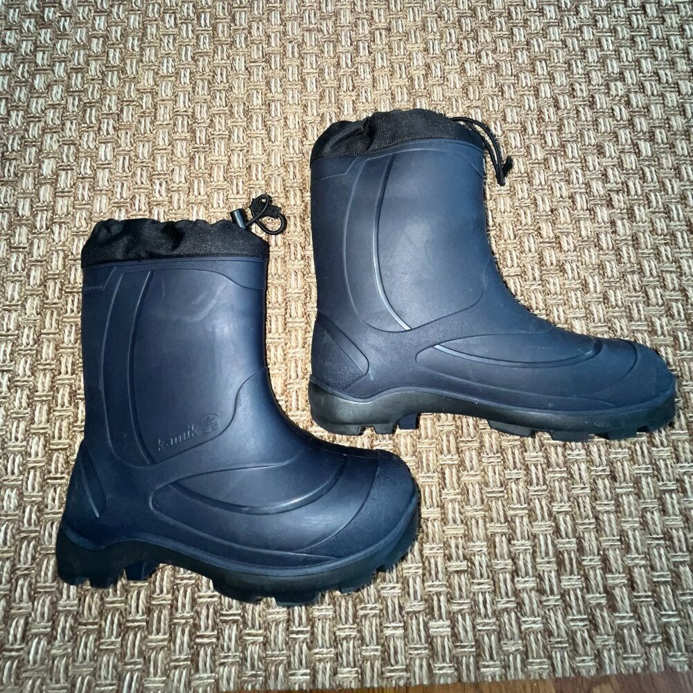 KAMIK SNOBUSTER 1 Navy Insulated boots Kid's Size 5
